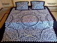 Applique Work Bed Sheet